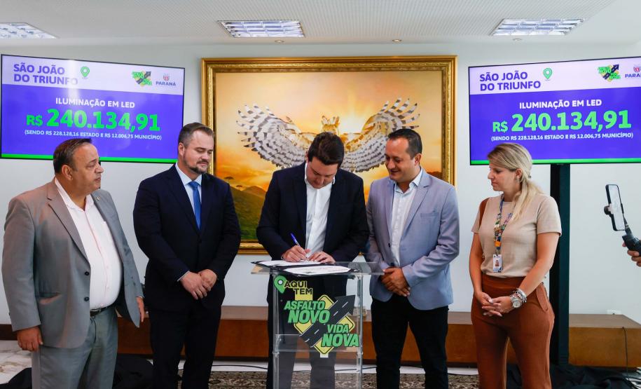 Asfalto Novo, Vida Nova: Ratinho Junior libera mais R$ 33,6 milhões para nove cidades