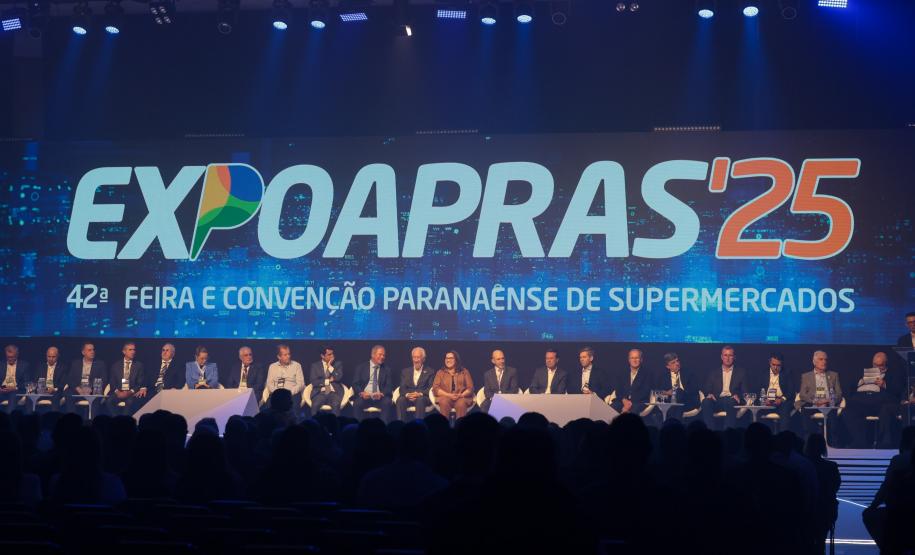Darci Piana destaca importância do setor supermercadista ao Paraná na ExpoApras 2025