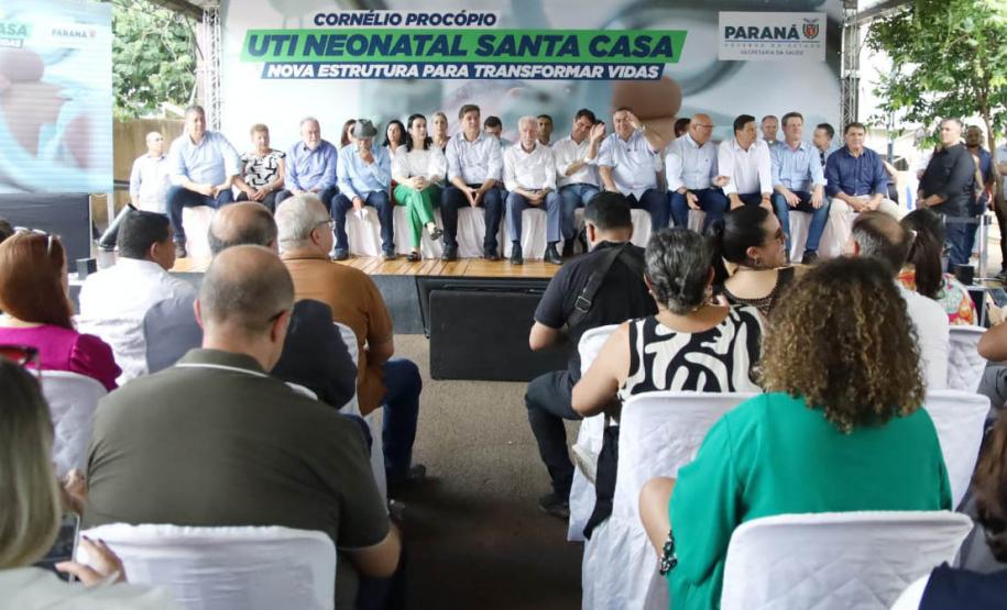 Darci Piana inaugura nova UTI neonatal da Santa Casa de Cornélio Procópio