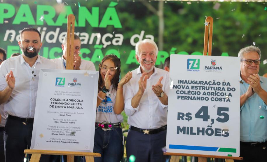 Após incêndio e grande revitalização, Colégio Agrícola de Santa Mariana é reinaugurado