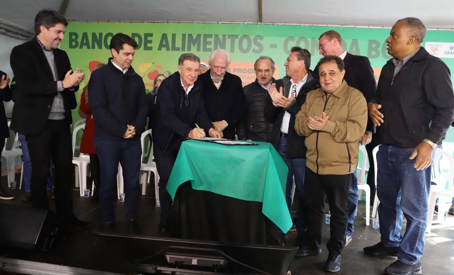 Estado moderniza Banco de Alimentos da Ceasa Cascavel e anuncia revitalização da unidade