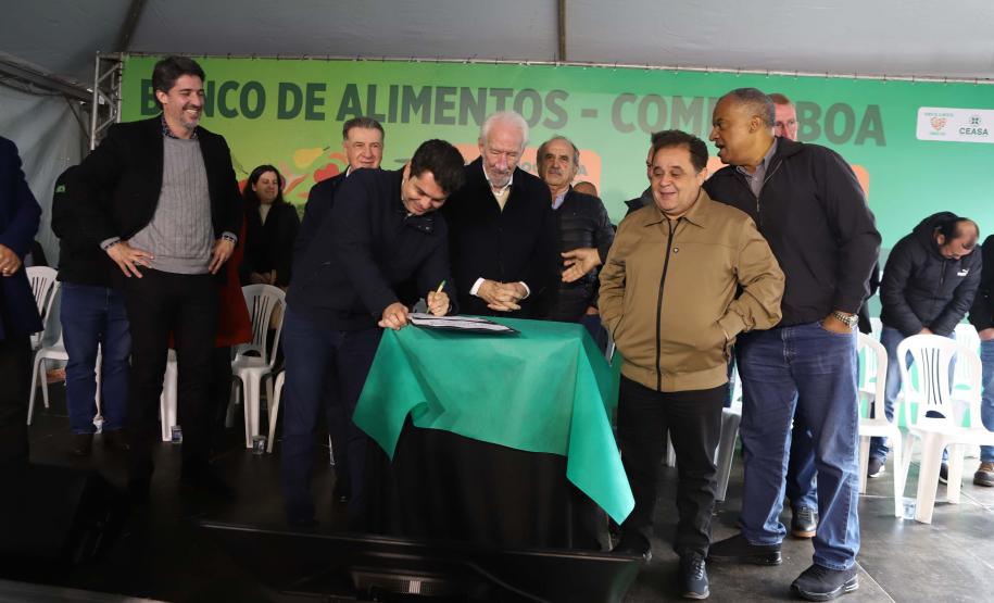 Estado moderniza Banco de Alimentos da Ceasa Cascavel e anuncia revitalização da unidade