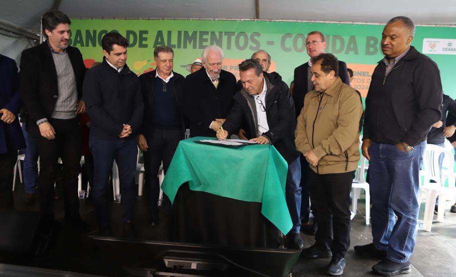 Estado moderniza Banco de Alimentos da Ceasa Cascavel e anuncia revitalização da unidade