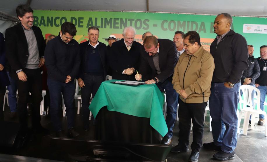 Estado moderniza Banco de Alimentos da Ceasa Cascavel e anuncia revitalização da unidade