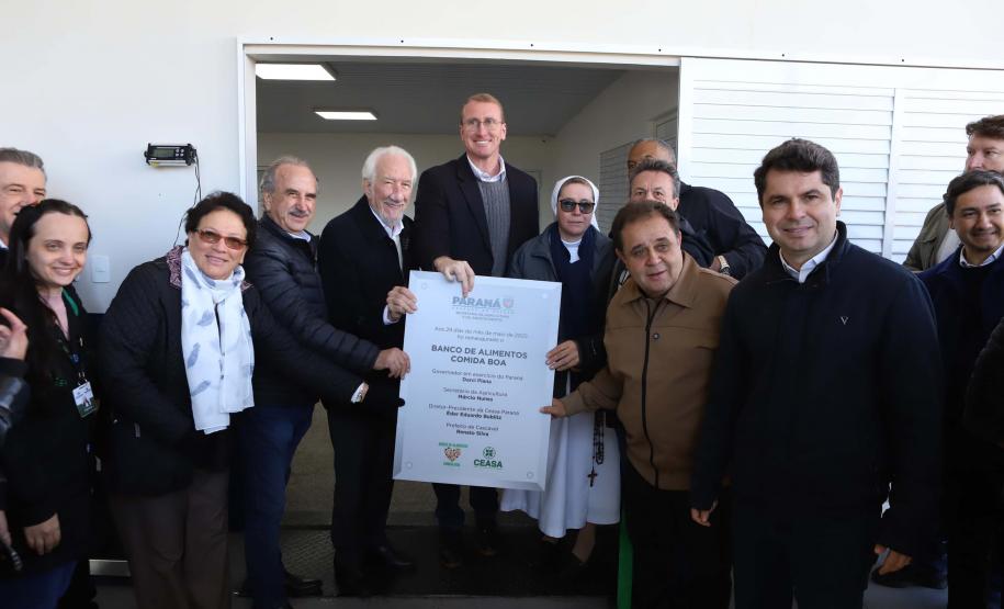 Estado moderniza Banco de Alimentos da Ceasa Cascavel e anuncia revitalização da unidade