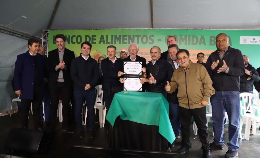 Estado moderniza Banco de Alimentos da Ceasa Cascavel e anuncia revitalização da unidade