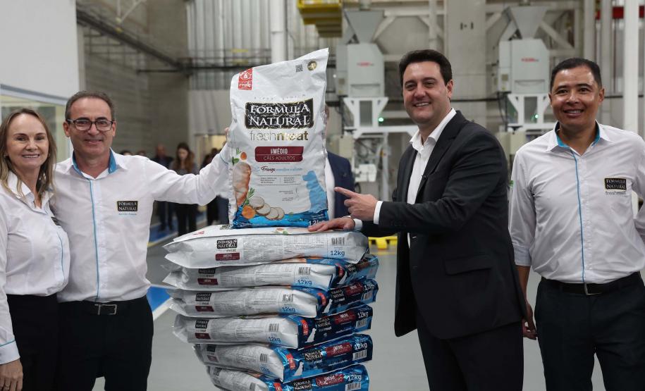 Indústria de alimentos pet inaugura investimento de R$ 140 milhões em Mandirituba