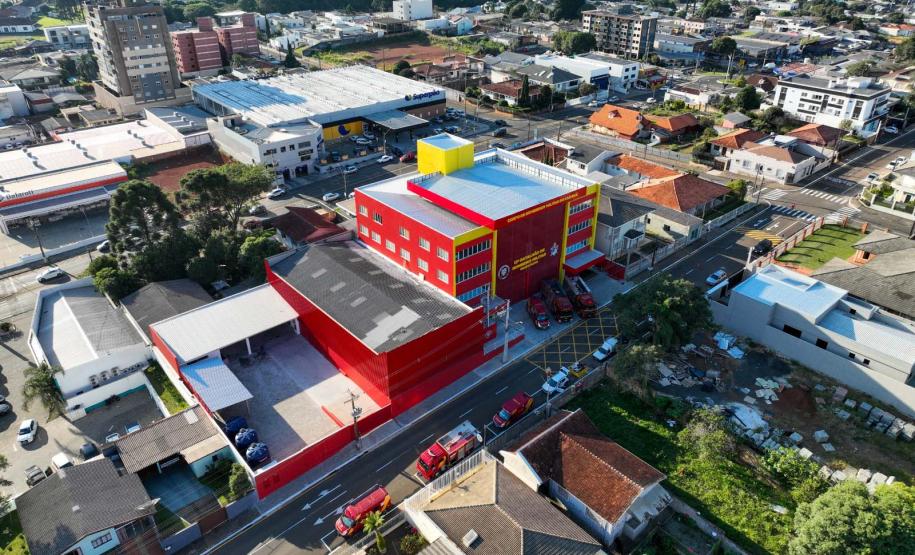 Investimento de R$ 12 milhões: Guarapuava ganha nova sede do Corpo de Bombeiros