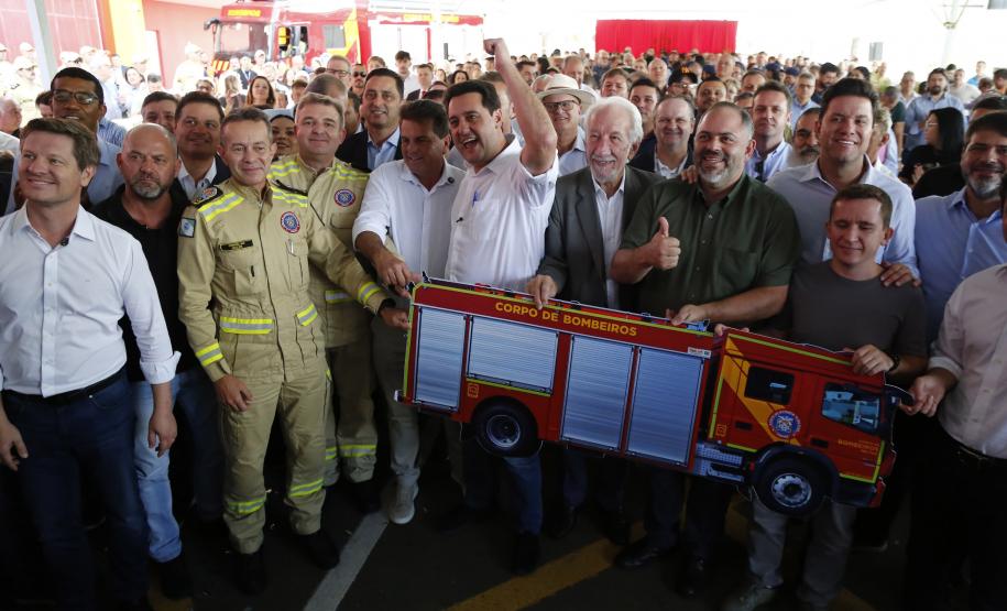 Investimento de R$ 12 milhões: Guarapuava ganha nova sede do Corpo de Bombeiros
