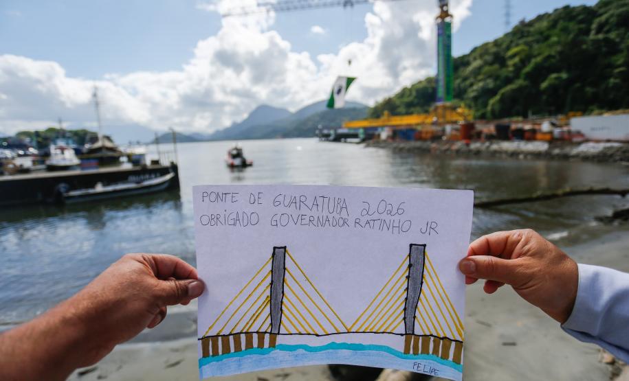 Do sonho à realidade: Ponte de Guaratuba alcança 50% de conclusão