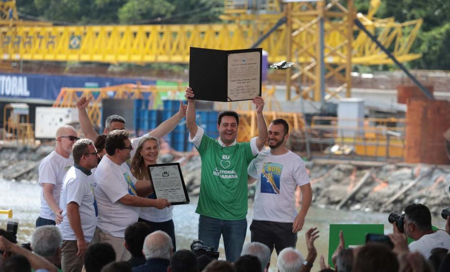 Do sonho à realidade: Ponte de Guaratuba alcança 50% de conclusão