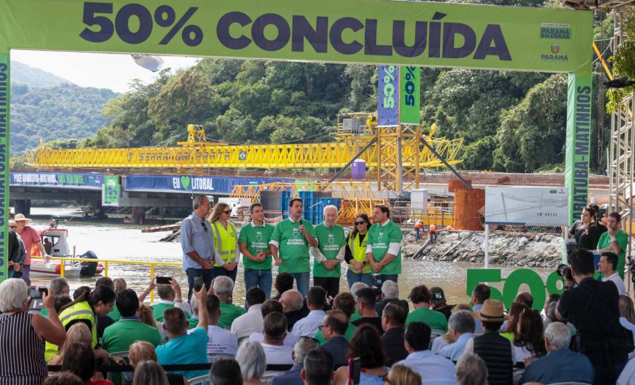 Do sonho à realidade: Ponte de Guaratuba alcança 50% de conclusão