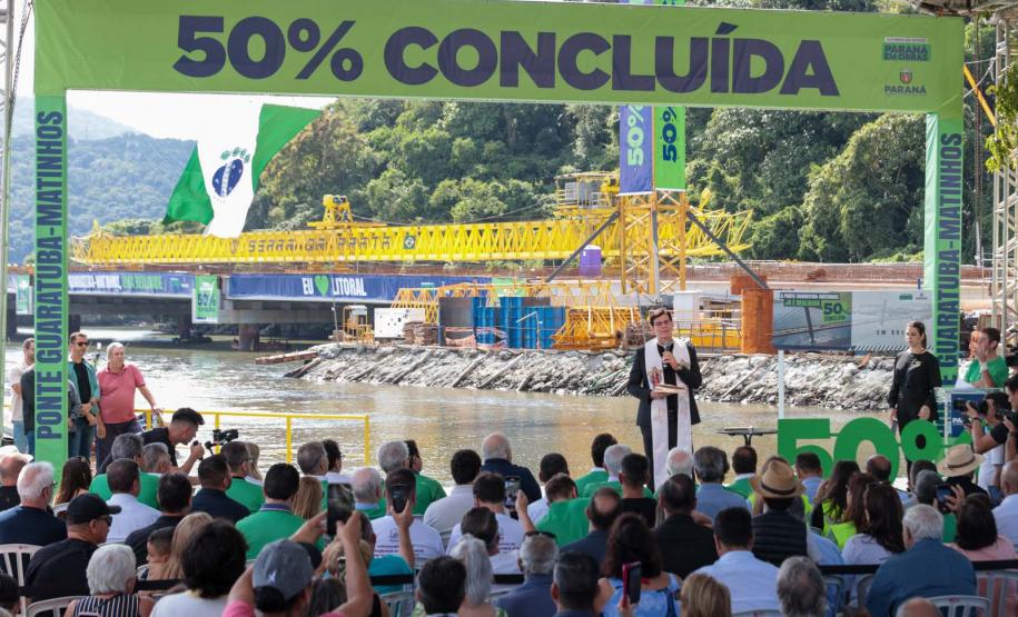 Do sonho à realidade: Ponte de Guaratuba alcança 50% de conclusão