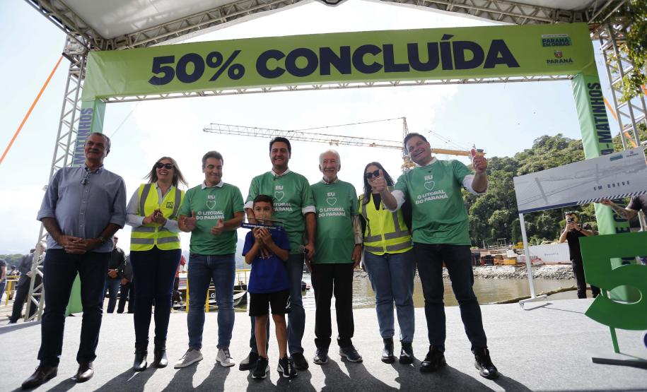 Do sonho à realidade: Ponte de Guaratuba alcança 50% de conclusão