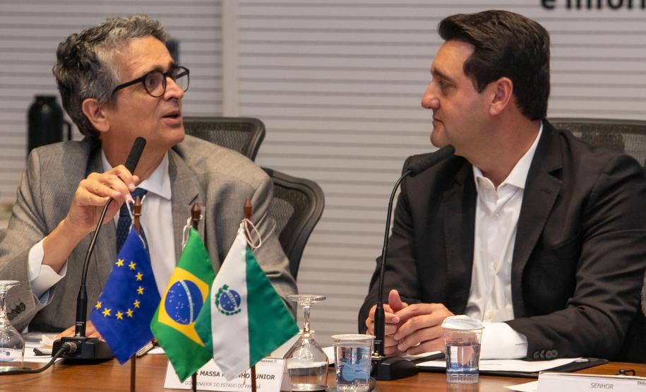 Governador recebe comitiva da União Europeia para fortalecer laços com o Paraná