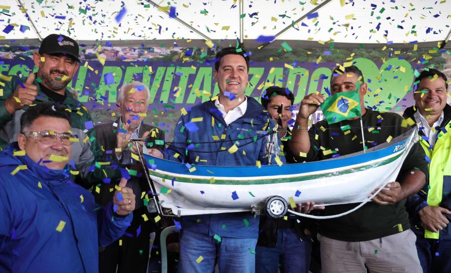 Governador dá início à duplicação em concreto da PR-412 entre Matinhos e Pontal do Paraná