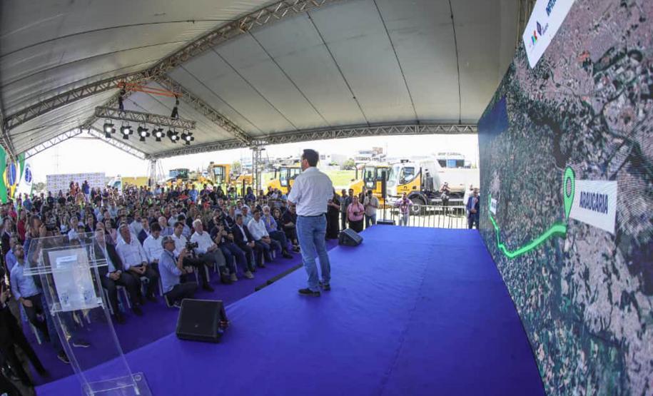 Governador lança obras de ampliação do Contorno Sul e duplicação da PR-423