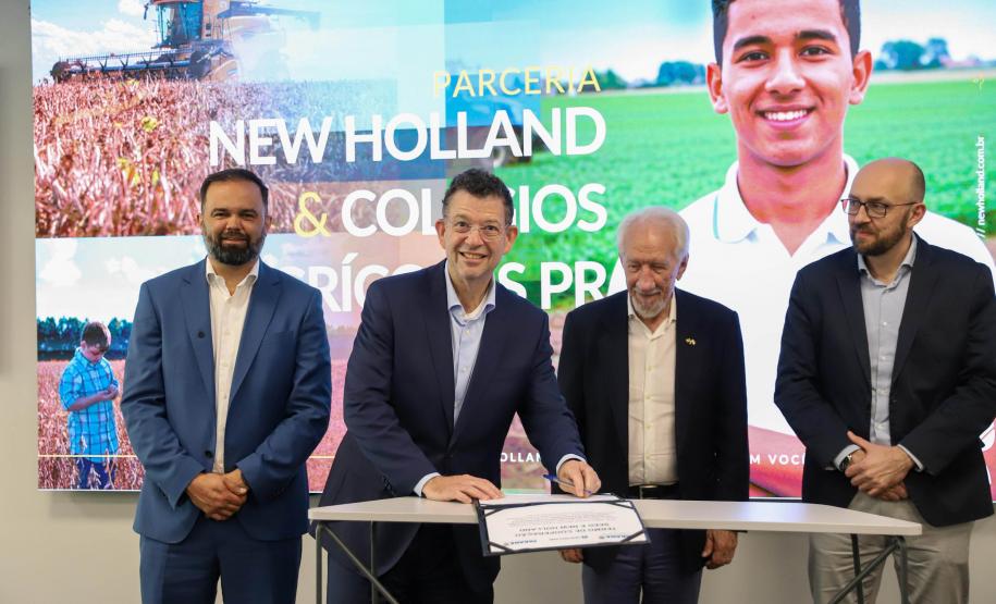 Agricultura digital: parceria com New Holland vai beneficiar 4,5 mil alunos de colégios agrícolas