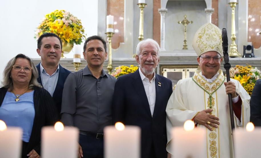 Piana participa da posse de Dom Paulo Alves Romão como bispo de Paranaguá, no Litoral