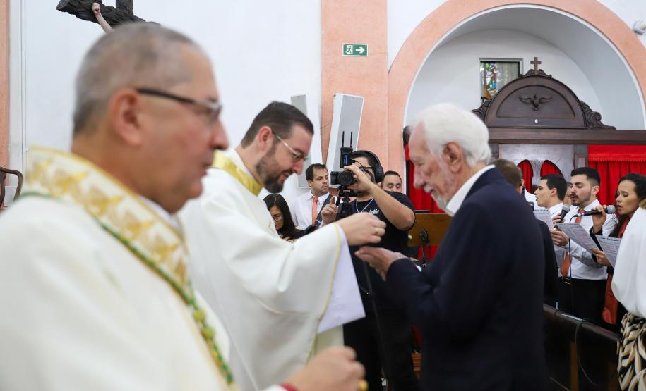Piana participa da posse de Dom Paulo Alves Romão como bispo de Paranaguá, no Litoral