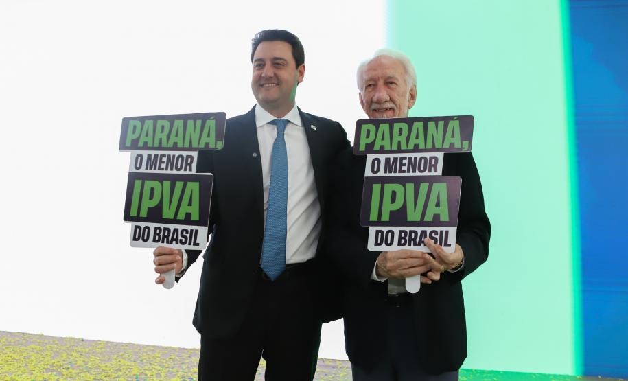 Ratinho Junior sanciona lei que reduz IPVA no Paraná e garante menor alíquota do Brasil