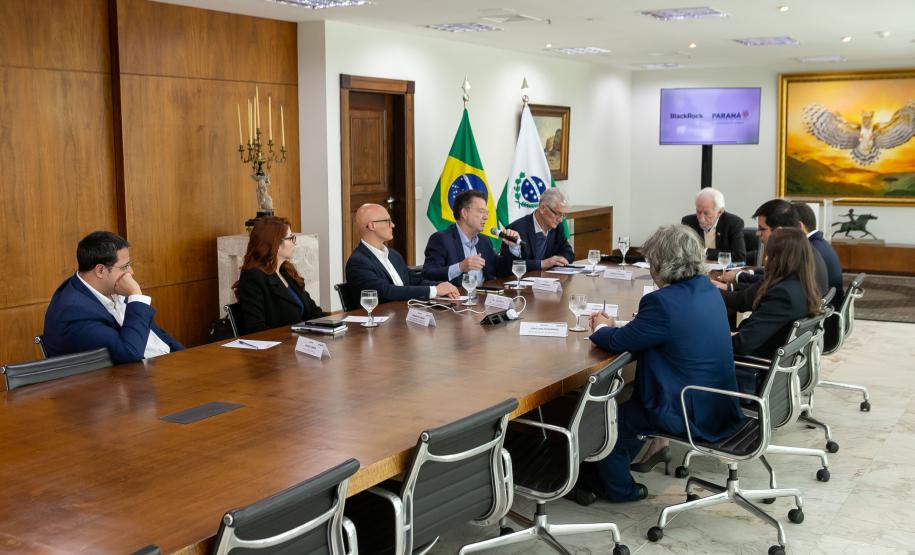 Governo do Paraná e BlackRock anunciam parceria para buscar investimentos internacionais