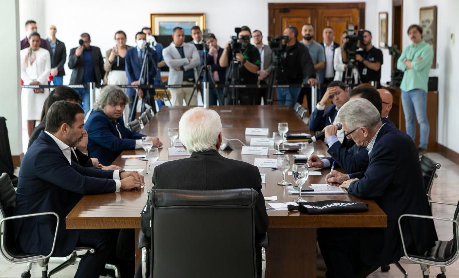 Governo do Paraná e BlackRock anunciam parceria para buscar investimentos internacionais