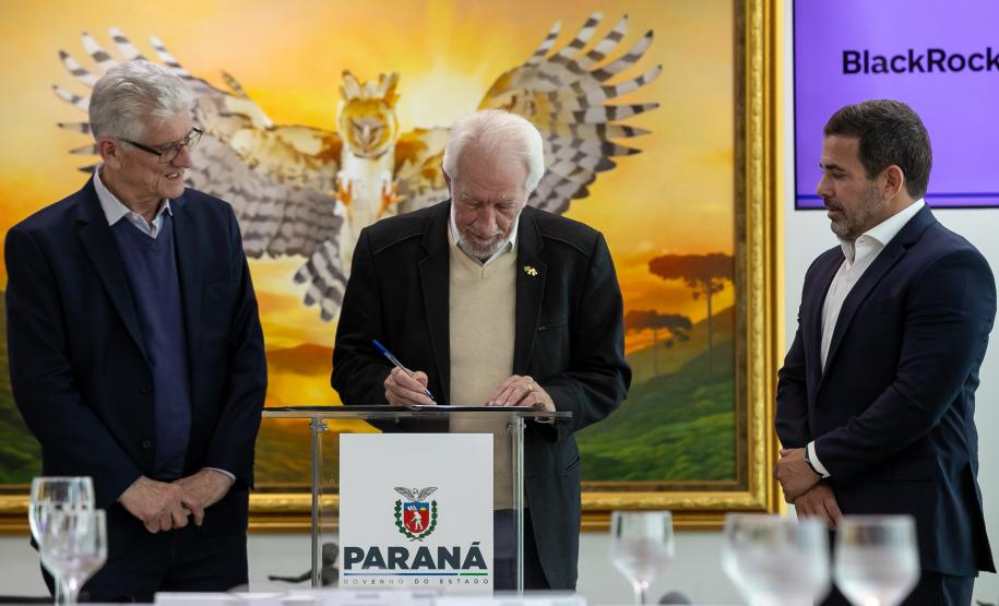 Governo do Paraná e BlackRock anunciam parceria para buscar investimentos internacionais