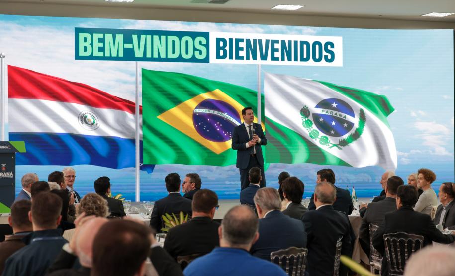 Ratinho Junior recebe Santiago Peña para debater novas oportunidades entre Paraná e Paraguai