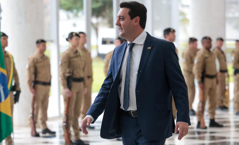 Ratinho Junior recebe Santiago Peña para debater novas oportunidades entre Paraná e Paraguai