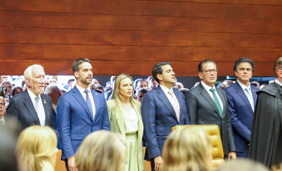 Darci Piana participa da posse do ministro Edson Fachin na presidência do STF