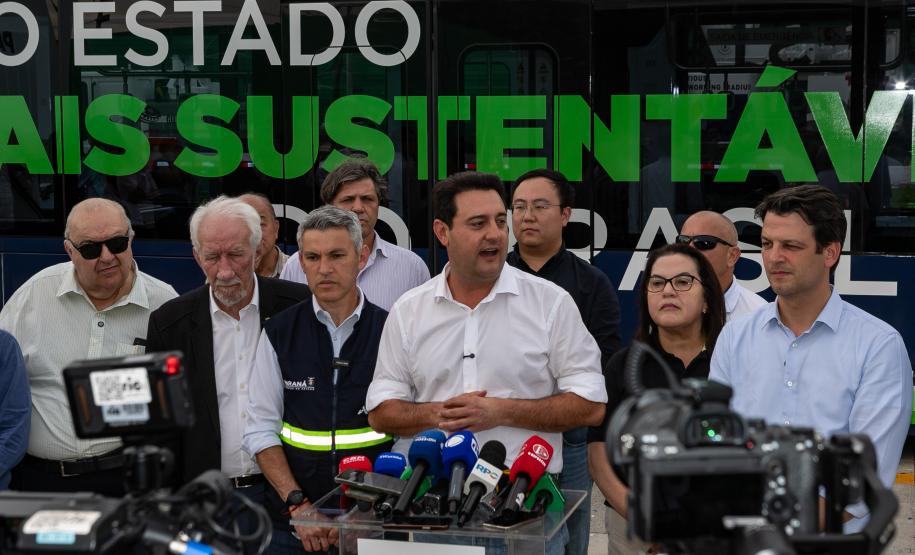 BUD traz inovação e será alternativa sustentável ao transporte coletivo, diz Ratinho Junior