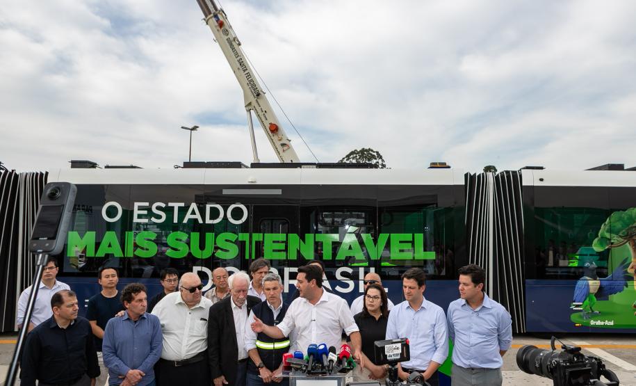 BUD traz inovação e será alternativa sustentável ao transporte coletivo, diz Ratinho Junior