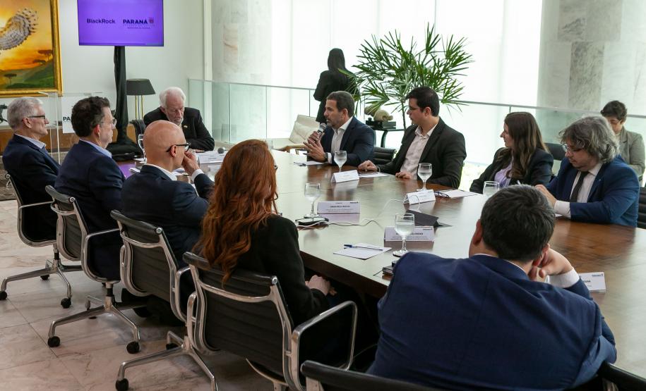 Governo do Paraná e BlackRock anunciam parceria para buscar investimentos internacionais