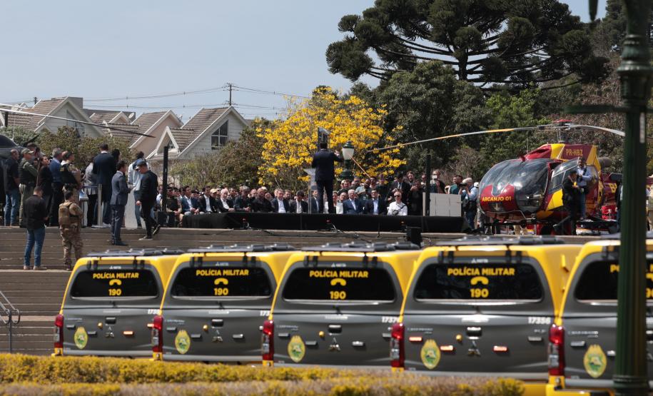 Estado investe R$ 116 milhões em helicópteros, fuzis, viaturas e tecnologia para forças de segurança