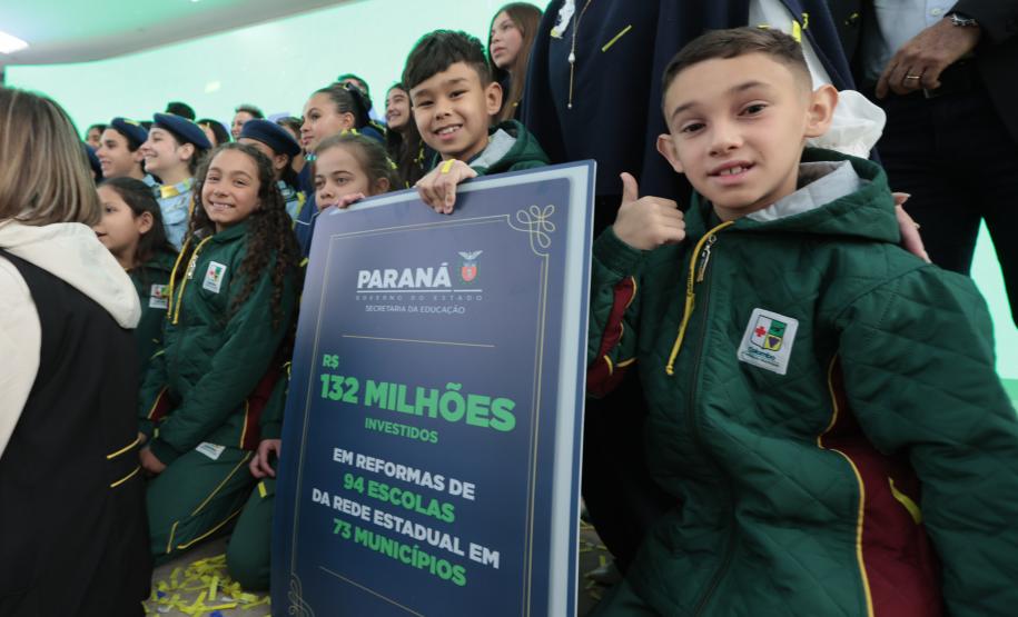 Governo anuncia R$ 132 milhões em 94 obras de reformas de escolas estaduais
