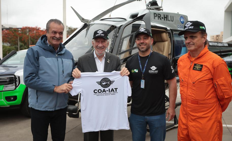 Paraná reforça fiscalização ambiental com 50 caminhonetes e novo helicóptero