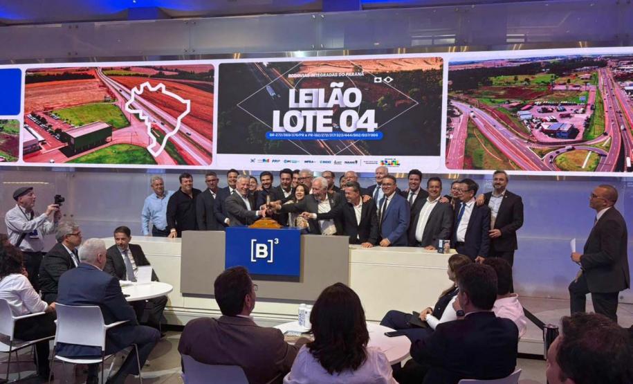 Com desconto de 21,3% sobre tarifa, EPR arremata Lote 4 e investirá R$ 18 bilhões no Paraná
