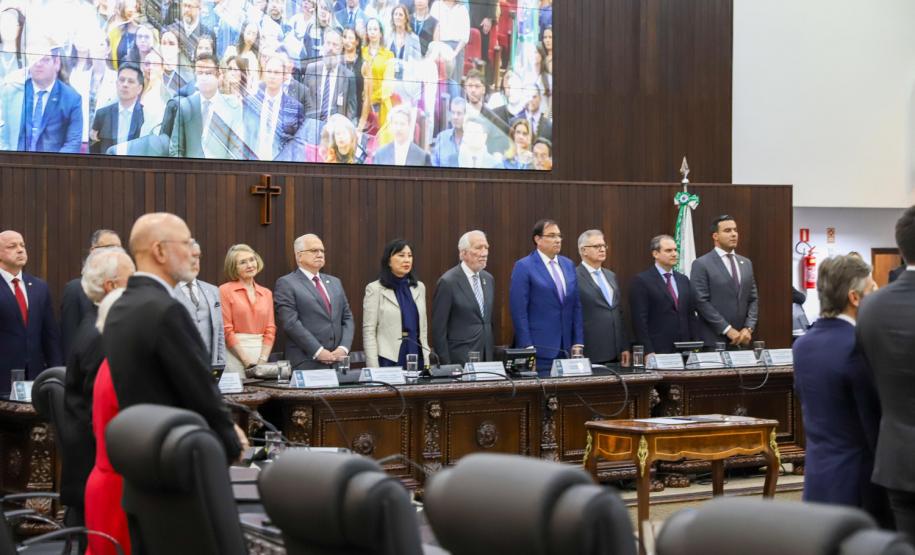 Piana participa de cerimônia que moderniza tramitação de processos no TJPR