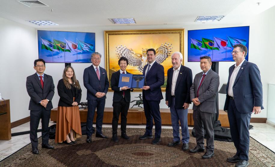 Governador Ratinho Junior é homenageado com honraria da província japonesa de Hyogo