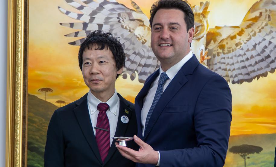 Governador Ratinho Junior é homenageado com honraria da província japonesa de Hyogo