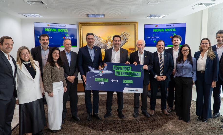 Conexão Curitiba-Lisboa: Paraná terá voo para a Europa a partir de 2026