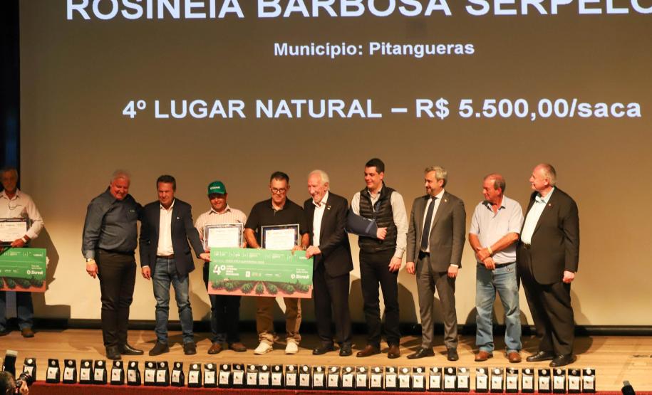 Produtoras de Apucarana e Pinhalão vencem o Concurso Café Qualidade 2025