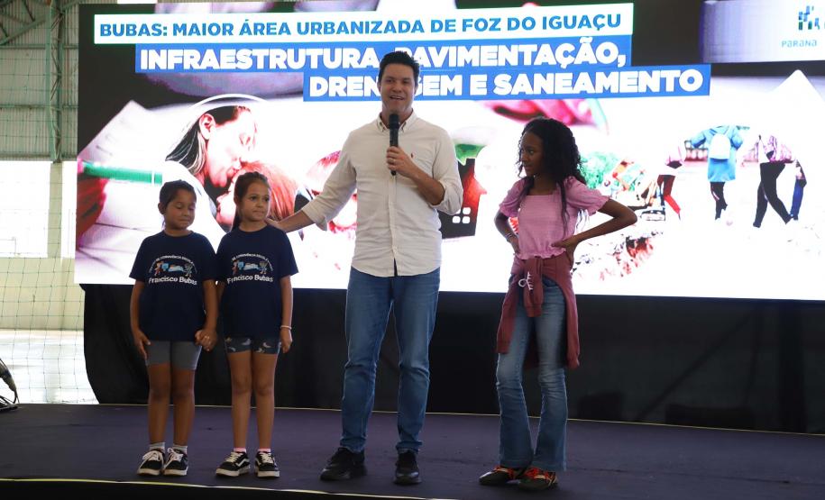 Começam as obras de urbanização e saneamento da comunidade Bubas, em Foz