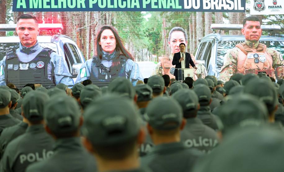 Com posse de 429 policiais penais, Paraná fortalece gestão da segurança pública