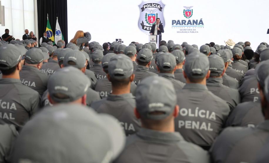 Com posse de 429 policiais penais, Paraná fortalece gestão da segurança pública