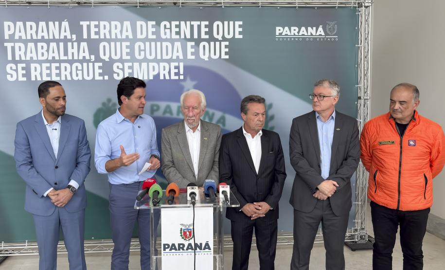 Estado prepara plano de retomada econômica para Rio Bonito do Iguaçu após tornado