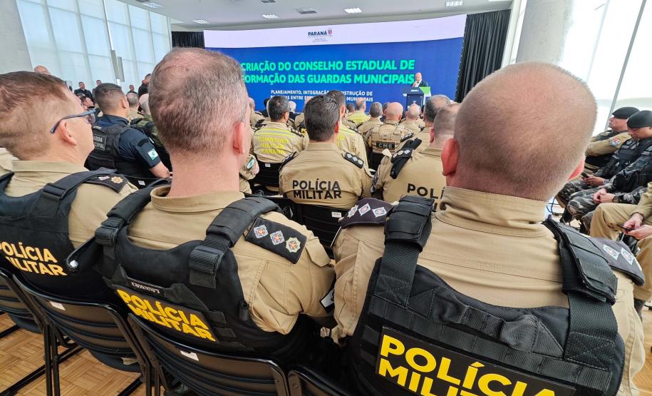 Governo do Paraná vai ampliar integração, investimentos e apoio às Guardas Municipais