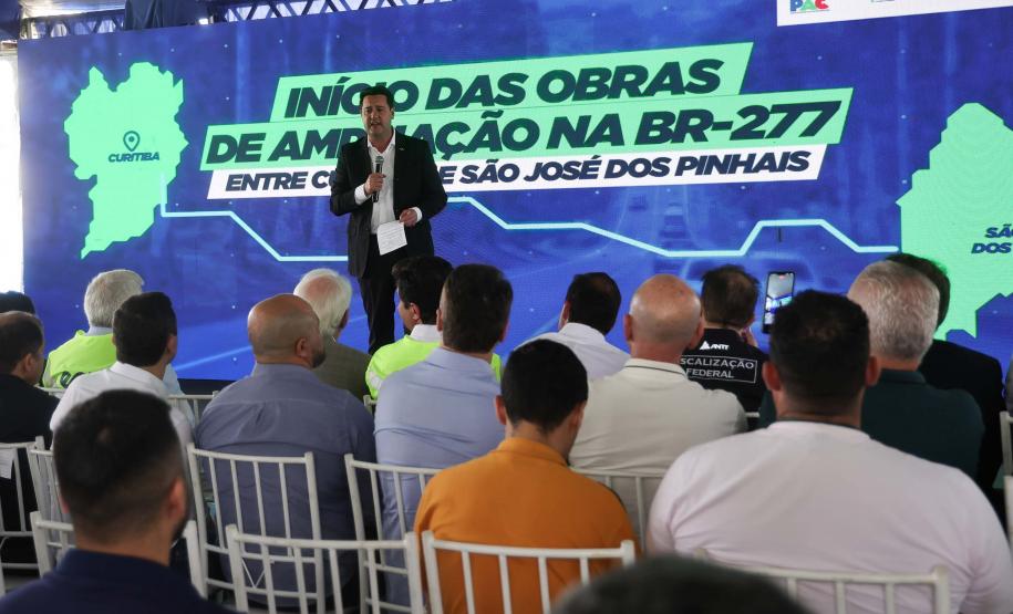 Obra lançada: BR-277 vai ganhar 32 km de novas faixas entre Curitiba e São José dos Pinhais