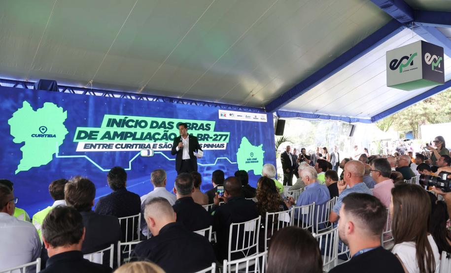 Obra lançada: BR-277 vai ganhar 32 km de novas faixas entre Curitiba e São José dos Pinhais